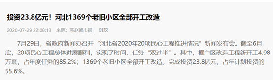 支持河北老旧小区刷新，尊龙凯时空气能为赵县超400万平米46小区供暖